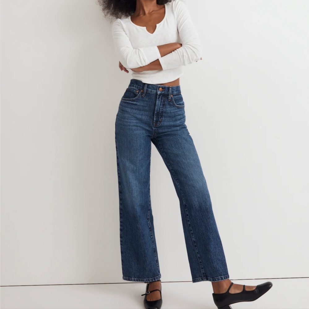 Madewell Perfect Vintage Wide Leg Jean in Hillson